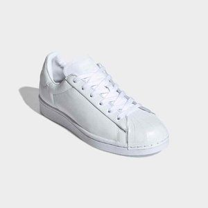 Adidas Originals Women's White SUPERSTAR PURE Sneakers Size 5.5 us FV3352
